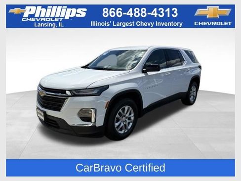 Used 2023 Chevrolet Traverse LS w/ LPO, Floor Liner Package AWD/4WD image 1