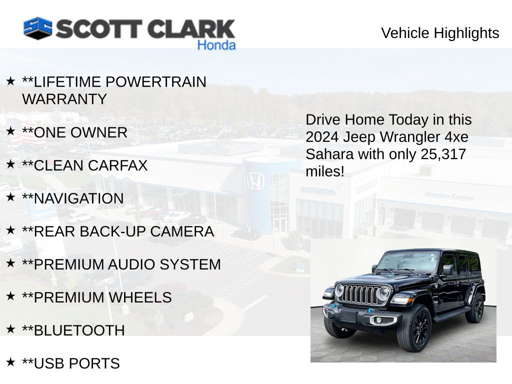 Used 2024 Jeep Wrangler Unlimited Sahara w/ Technology Group AWD/4WD image 12