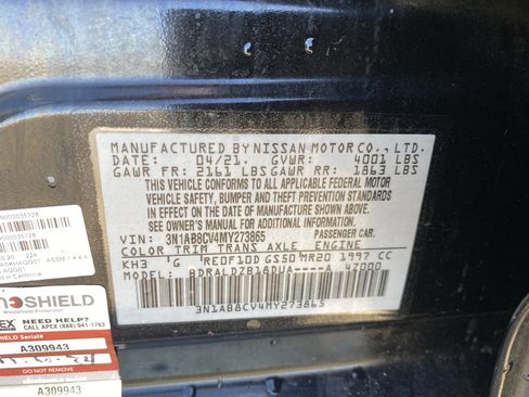 Used 2021 Nissan Sentra SV FWD image 30
