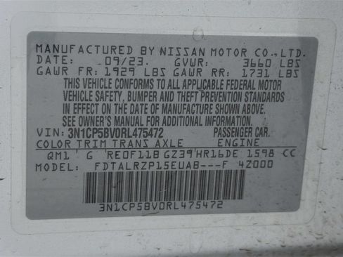 Used 2024 Nissan Kicks S FWD image 32