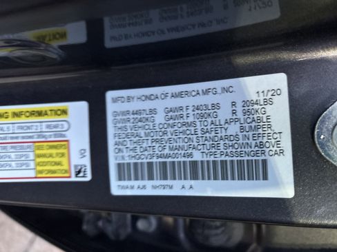 Used 2021 Honda Accord Touring image 34