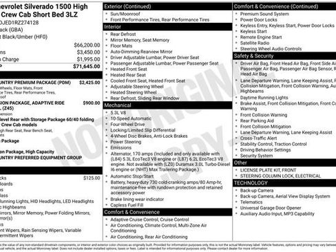 Used 2024 Chevrolet Silverado 1500 High Country w/ High Country Premium Package image 11