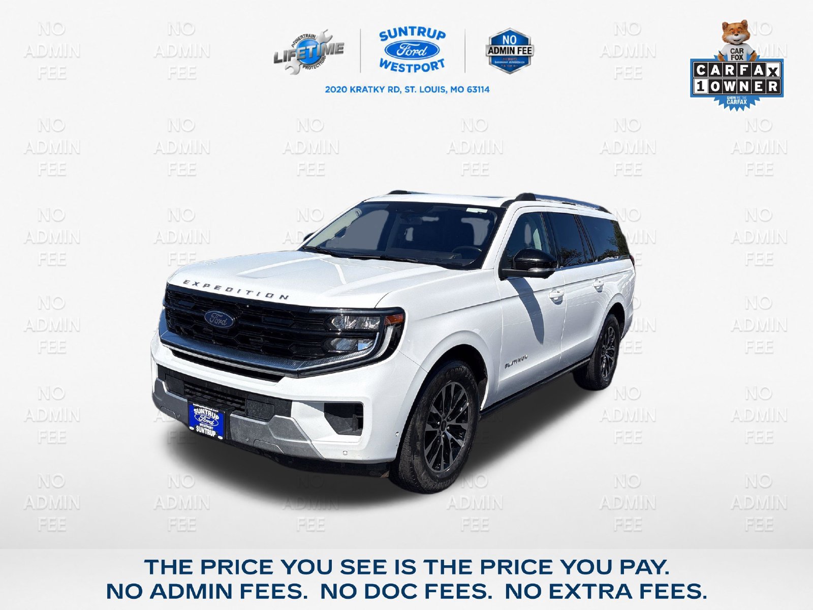 Certified 2025 Ford Expedition Max Platinum AWD/4WD 360° Tour