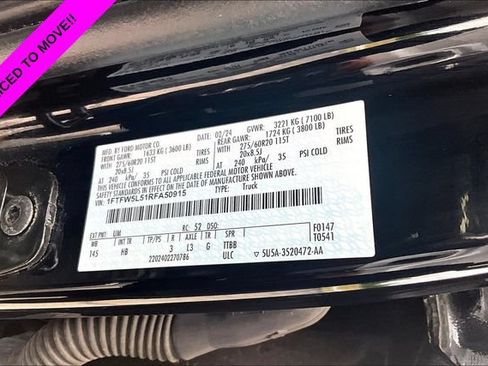 Used 2024 Ford F150 Lariat w/ FX4 Off-Road Package AWD/4WD image 20