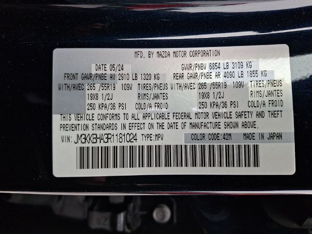 Certified 2024 MAZDA CX-90 Plug-In Hybrid w/ Preferred AWD/4WD image 30