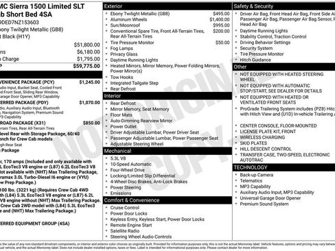 Certified 2022 GMC Sierra 1500 SLT w/ SLT Convenience Package image 15