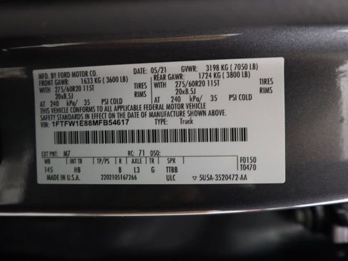 Used 2021 Ford F150 Lariat w/ Equipment Group 502A High image 36