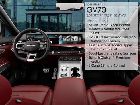 New 2026 Genesis GV70 2.5T Sport Prestige AWD/4WD image 17