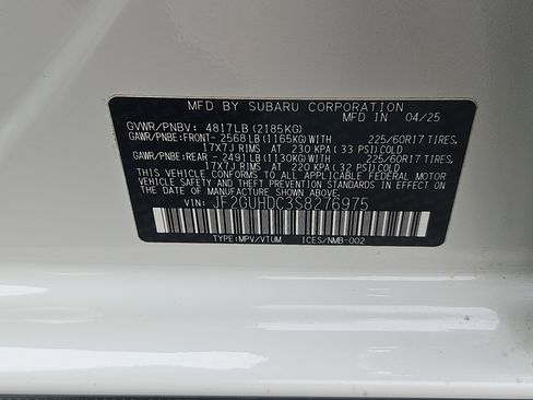 Certified 2025 Subaru Crosstrek 2.0i Premium image 7