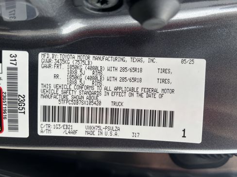 Used 2025 Toyota Tundra TRD Pro image 11