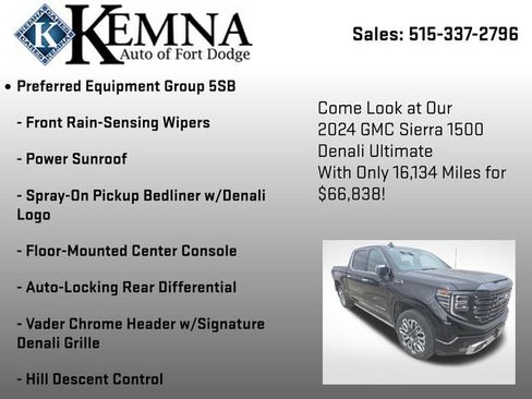 Used 2024 GMC Sierra 1500 Denali Ultimate image 14