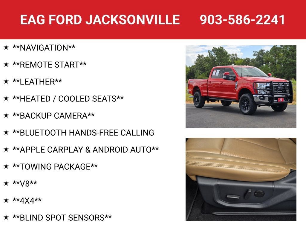 Used 2022 Ford F250 Lariat w/ Tremor Off-Road Package AWD/4WD image 4