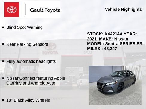 Used 2021 Nissan Sentra SR FWD image 6