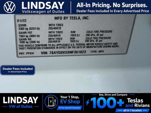 Used 2022 Tesla Model Y Long Range AWD/4WD image 26