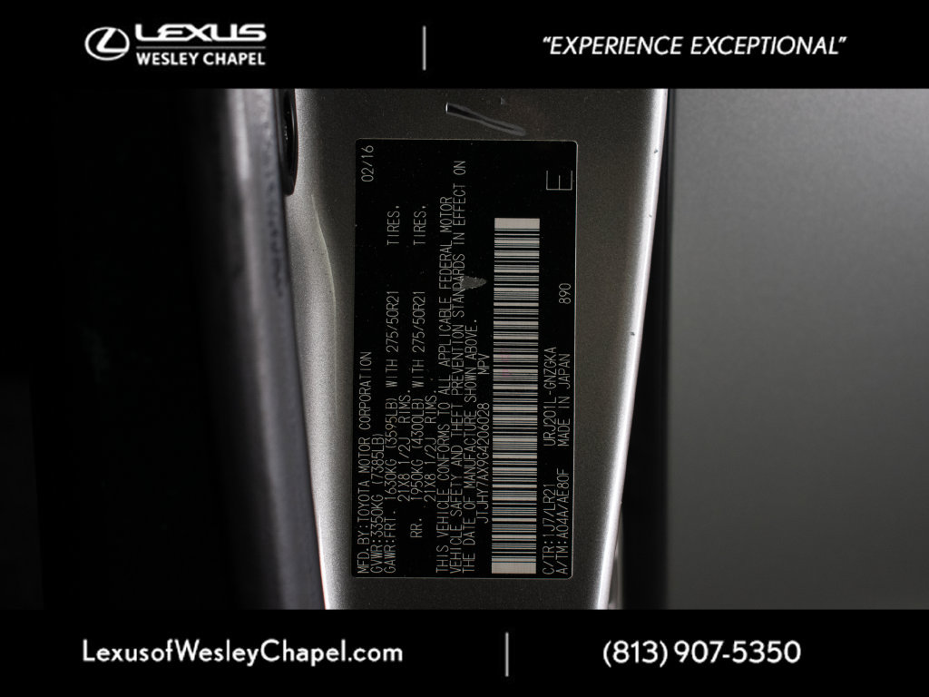 Used 2016 Lexus LX 570 4WD w/ Luxury Package image 30