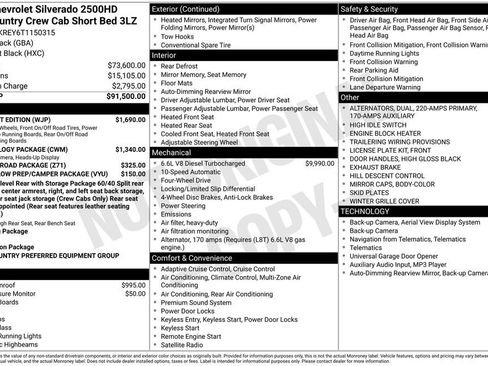 New 2026 Chevrolet Silverado 2500 High Country w/ Midnight Edition image 24