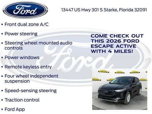 New 2026 Ford Escape Active w/ Tech Pack #1 FWD image 20