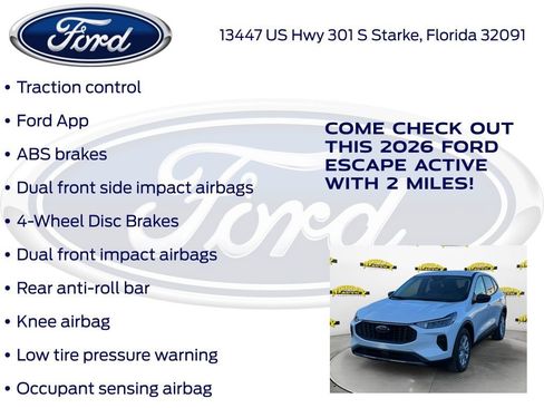 New 2026 Ford Escape Active w/ Tech Pack #1 image 25