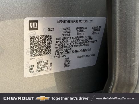 Used 2024 Chevrolet Tahoe RST w/ Luxury Package RWD image 40