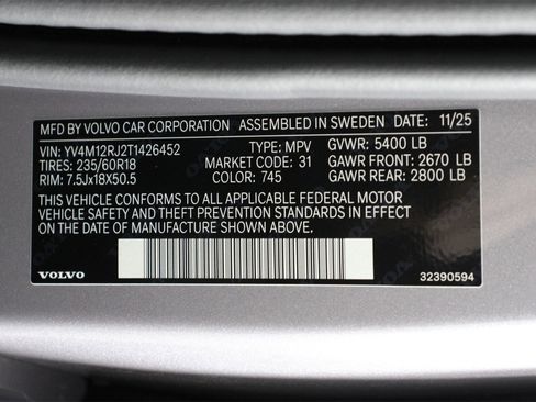 New 2026 Volvo XC60 B5 Core image 17