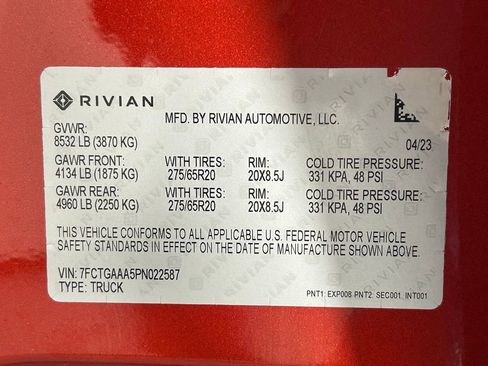 Used 2023 Rivian R1T Adventure image 38