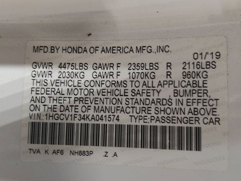 Used 2019 Honda Accord Sport image 33