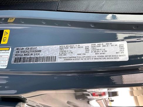 New 2026 Jeep Wrangler Unlimited Rubicon 392 w/ Quick Order Package 27X Moab AWD/4WD image 15