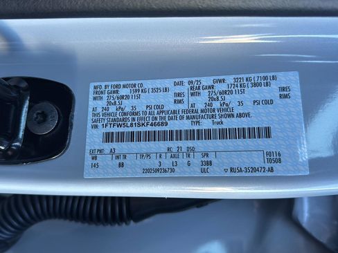 New 2025 Ford F150 Lariat w/ Equipment Group 501A Mid image 47