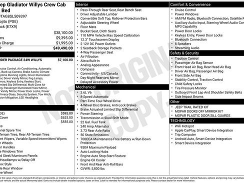 Used 2025 Jeep Gladiator Willys image 3