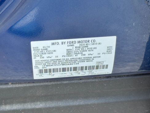 Used 2021 Ford Explorer Limited w/ Equipment Group 301A image 47