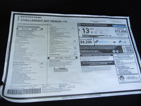 Used 2023 Dodge Challenger SRT Hellcat Redeye RWD image 51