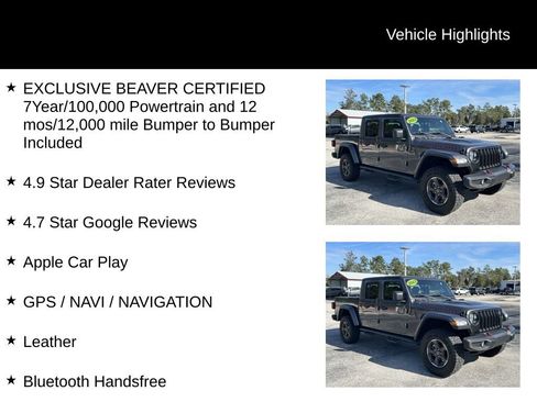Used 2023 Jeep Gladiator Rubicon w/ Trailer Tow Package image 6