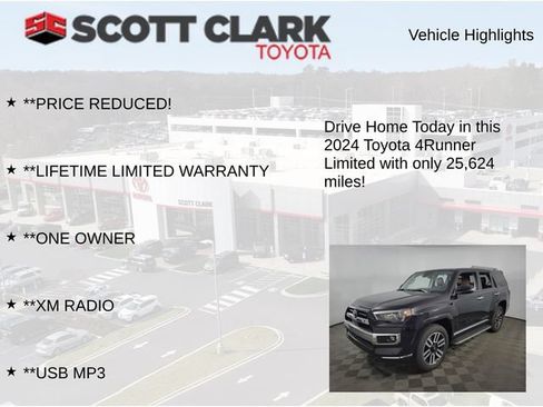 Used 2024 Toyota 4Runner Limited AWD/4WD image 12