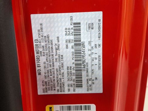 New 2025 Ford Mustang GT Premium w/ 60th Anniversary Package image 16