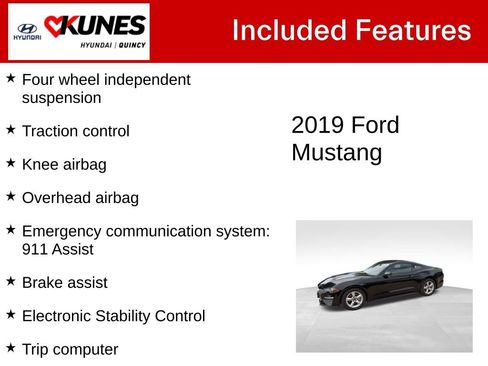 Used 2019 Ford Mustang Coupe RWD image 3
