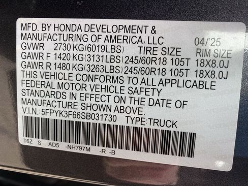 Used 2025 Honda Ridgeline TrailSport image 50