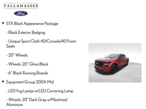 Used 2025 Ford F150 STX w/ STX Black Appearance Package RWD image 6
