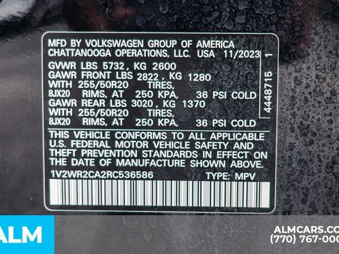 Used 2024 Volkswagen Atlas SE FWD image 60