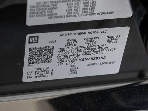 Used 2022 Chevrolet Silverado 1500 Custom RWD image 16