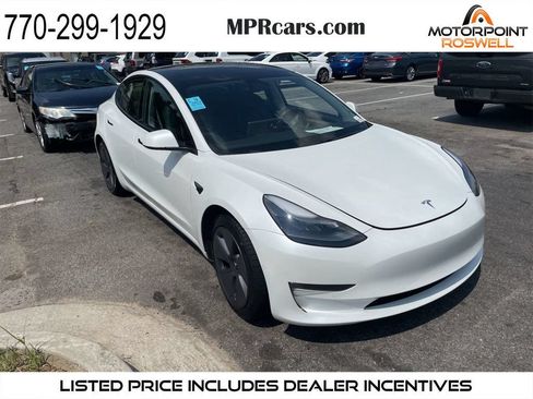 Used 2021 Tesla Model 3 Long Range AWD/4WD image 1