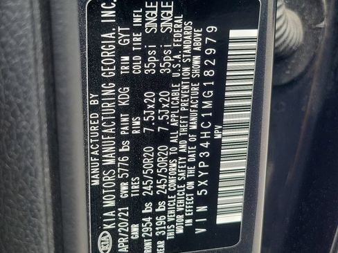 Used 2021 Kia Telluride EX w/ EX Premium Package FWD image 32