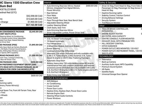 Used 2020 GMC Sierra 1500 Elevation image 3