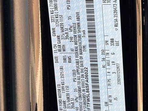 Used 2025 Ford F150 Lariat w/ Equipment Group 501A Mid image 35