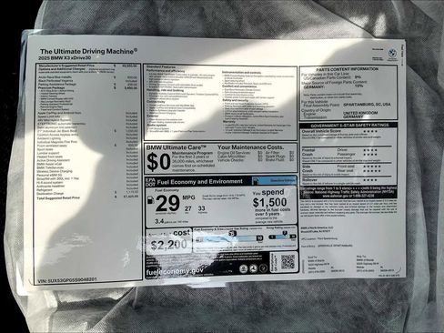 Used 2025 BMW X3 xDrive30i w/ Premium Package image 19