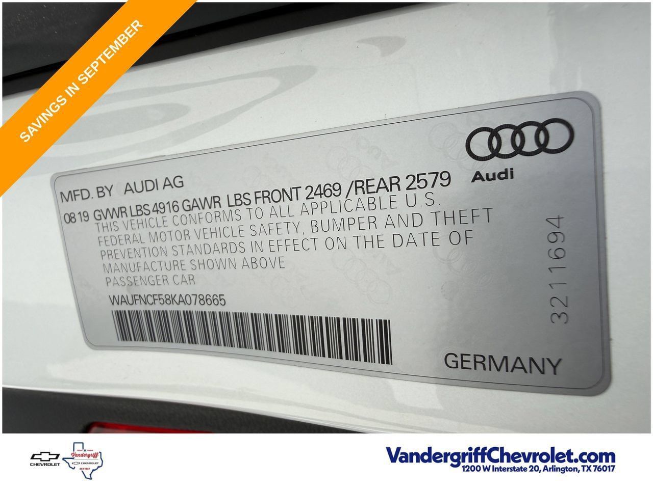 Used 2019 Audi A5 2.0T Prestige AWD/4WD image 29