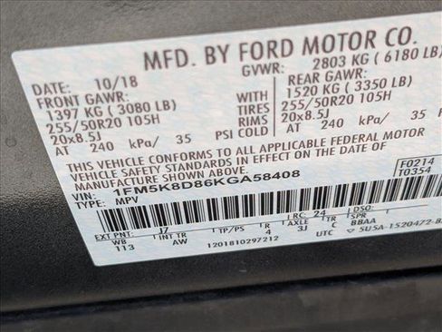 Used 2019 Ford Explorer XLT w/ Equipment Group 202A image 15