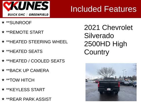 Used 2021 Chevrolet Silverado 2500 High Country image 2