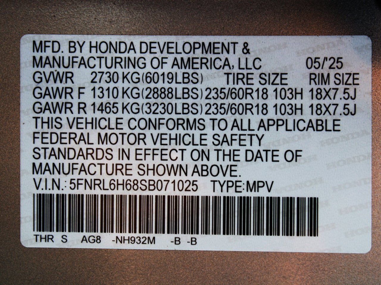 Used 2025 Honda Odyssey EX-L image 33