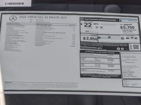 New 2026 Mercedes-Benz GLC 43 AMG 4MATIC image 37