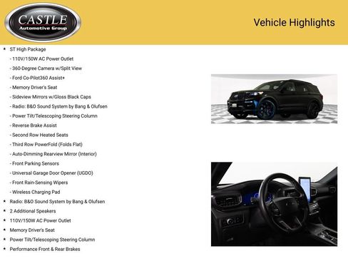 Used 2023 Ford Explorer ST w/ Equipment Group 401A AWD/4WD image 8